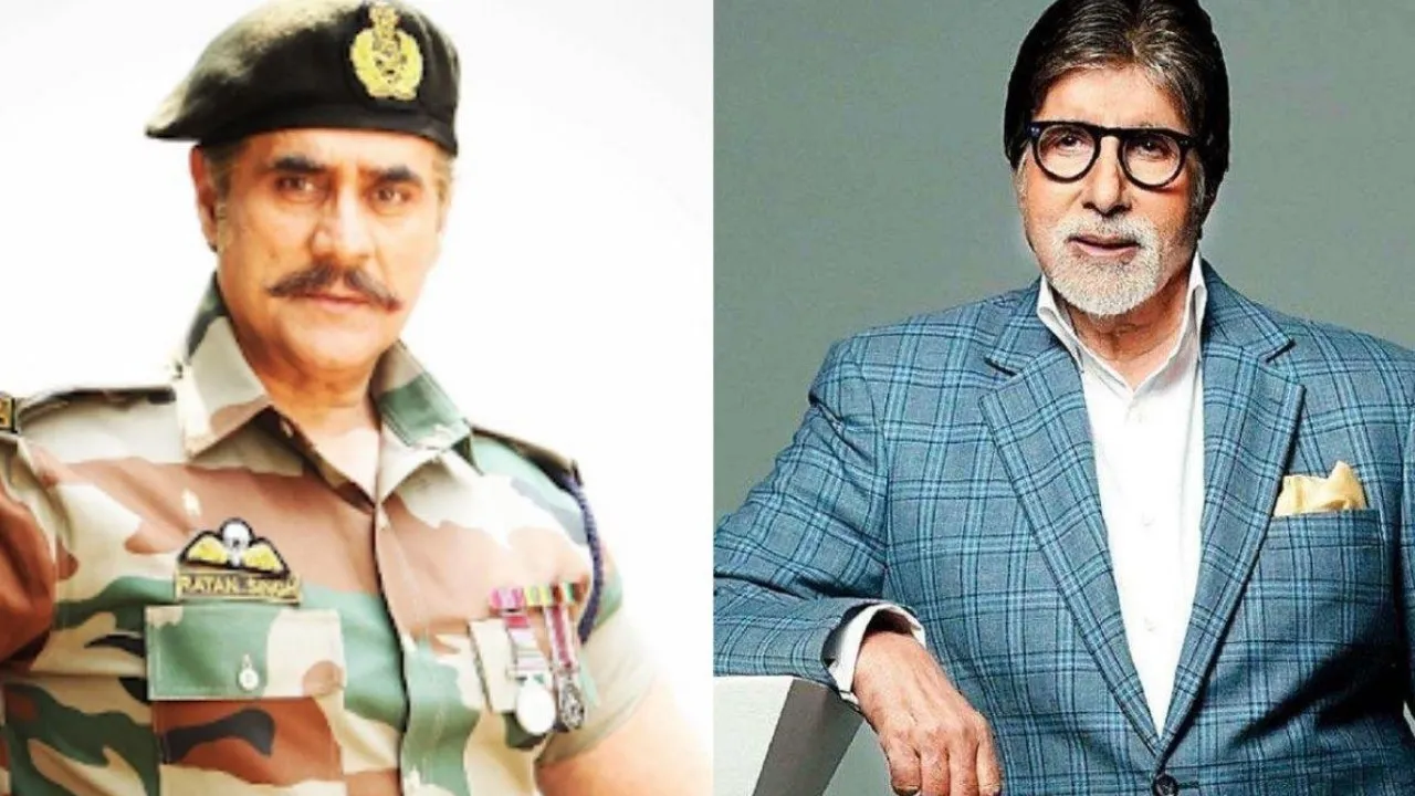 Amitabh Bachchan and Puneet Issar