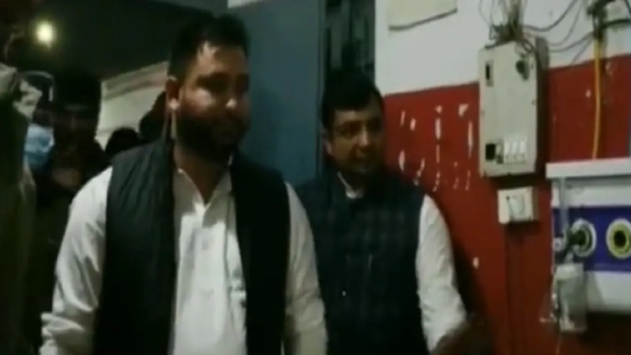 tejasvi in hospital