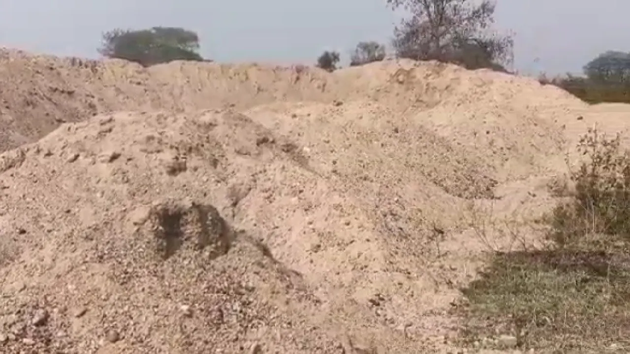 illegal sand mining