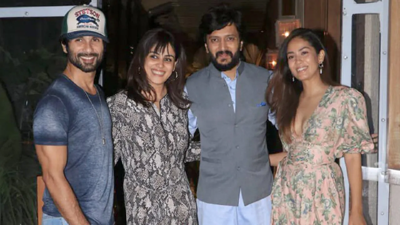 riteish deshmukh genelia dsouza shahid kapoor mira rajput