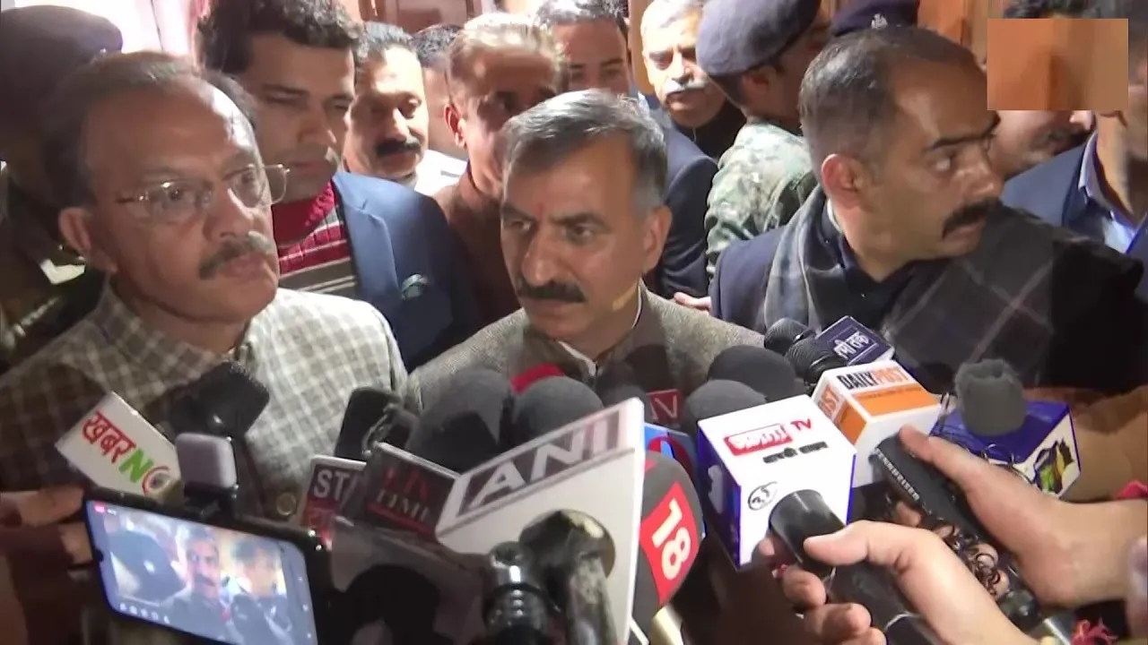 CM Sukhwinder Singh Sukhu