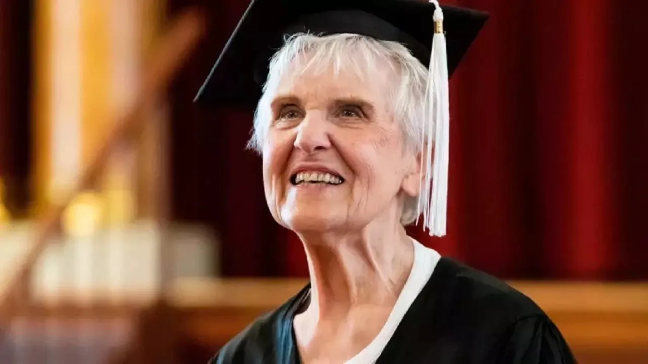 90 years old woman