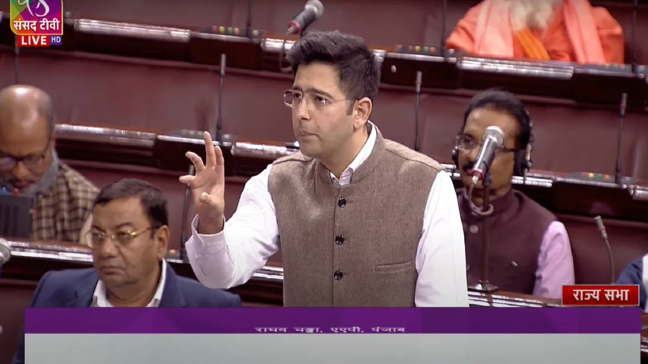 Raghav Chadha In RajyaSabha