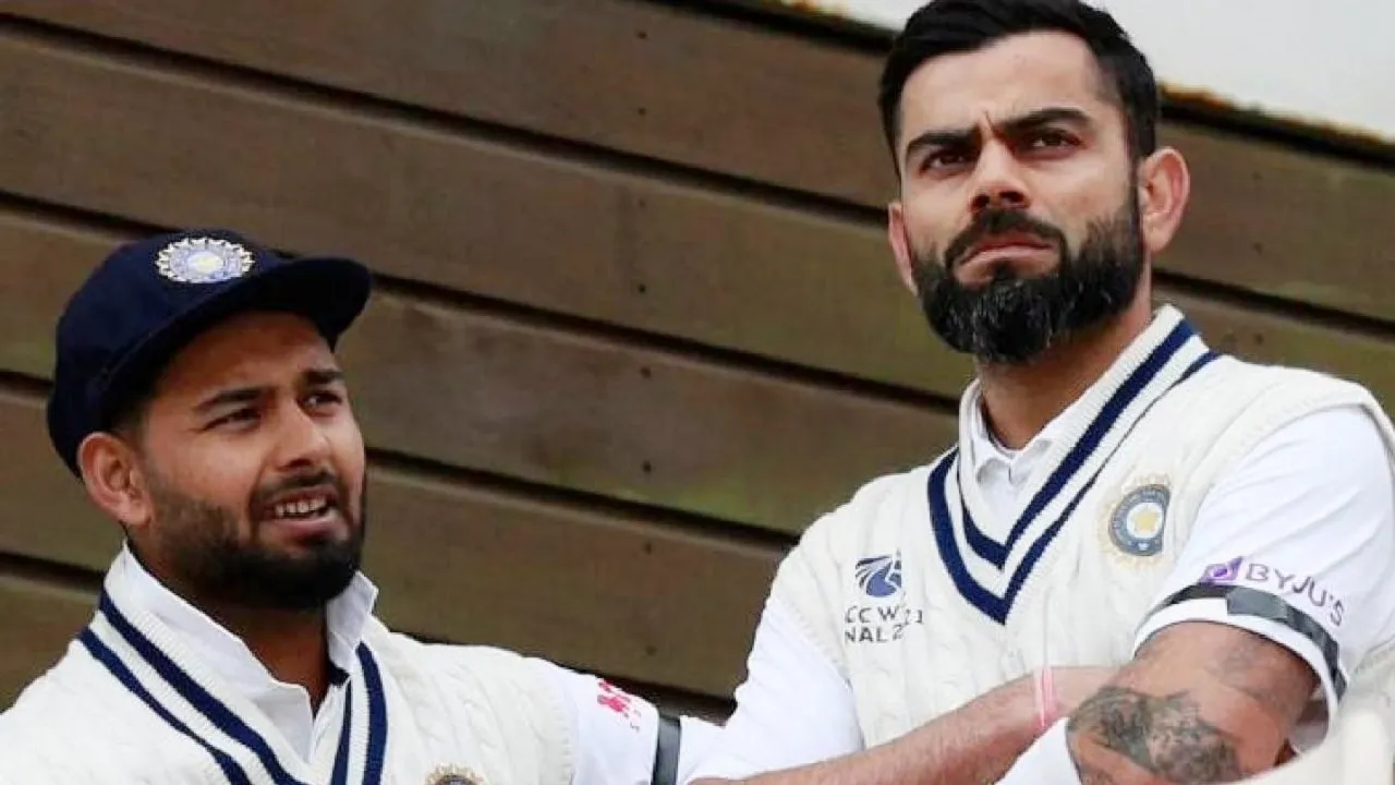 virat kohli and rishabh pant test 0 sixteen nine