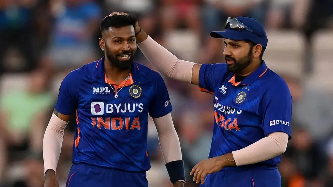Hardik Pandya and Rohit Sharma