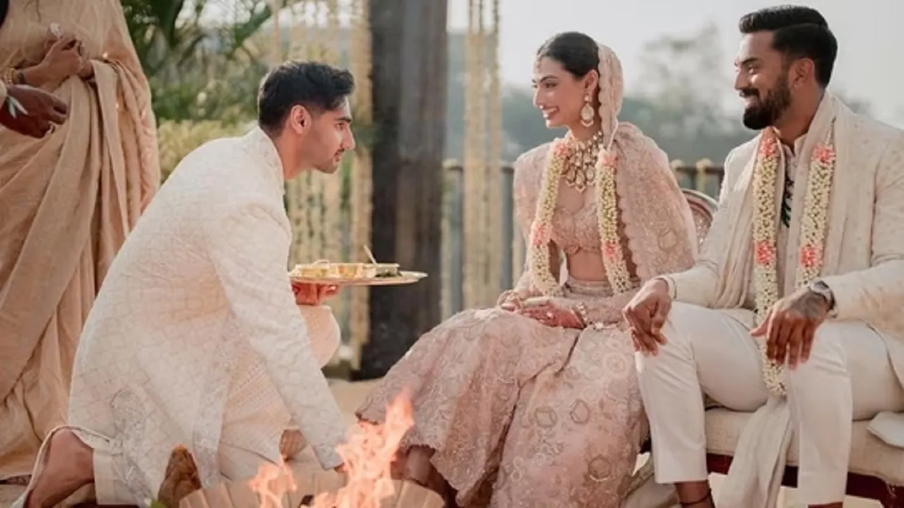 athiya shetty kl rahul unseen wedding photos