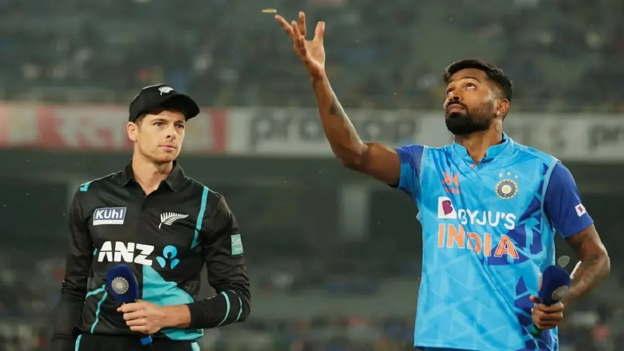 Hardik Pandya and Mitchell Santner