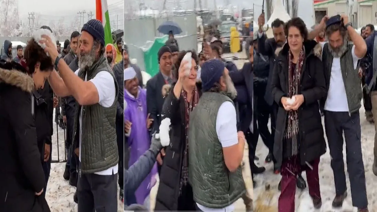 rahul priyanka gandhi bharat jodo yatra