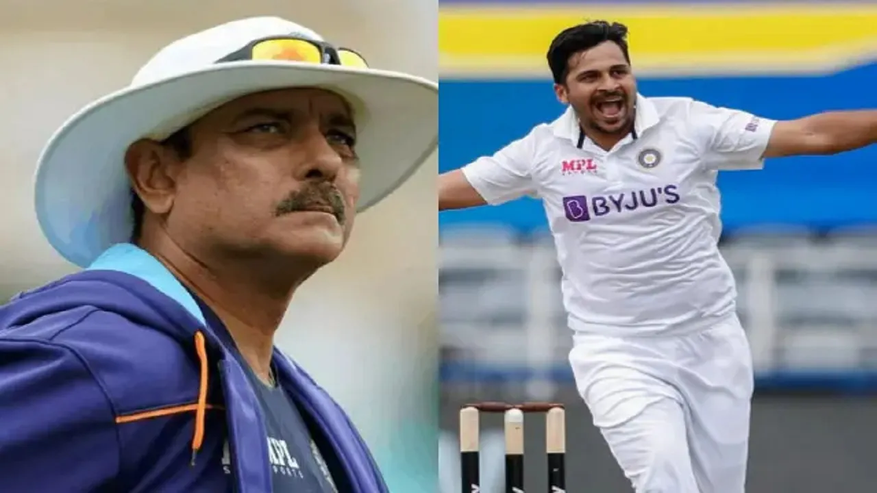 Ravi Shashrti and Shardul Thakur