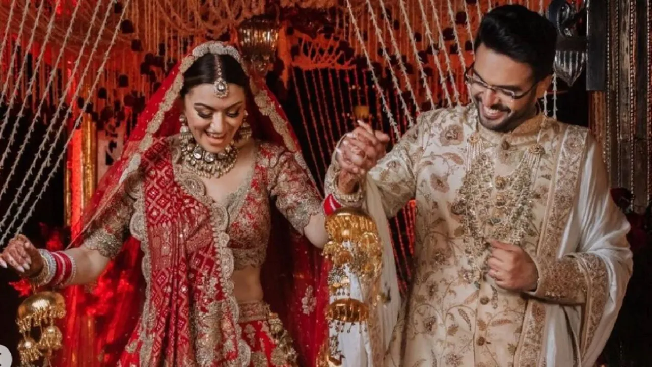 Hansika and Sohael in new wedding pics Image  Instagram Hansika Motwani 2