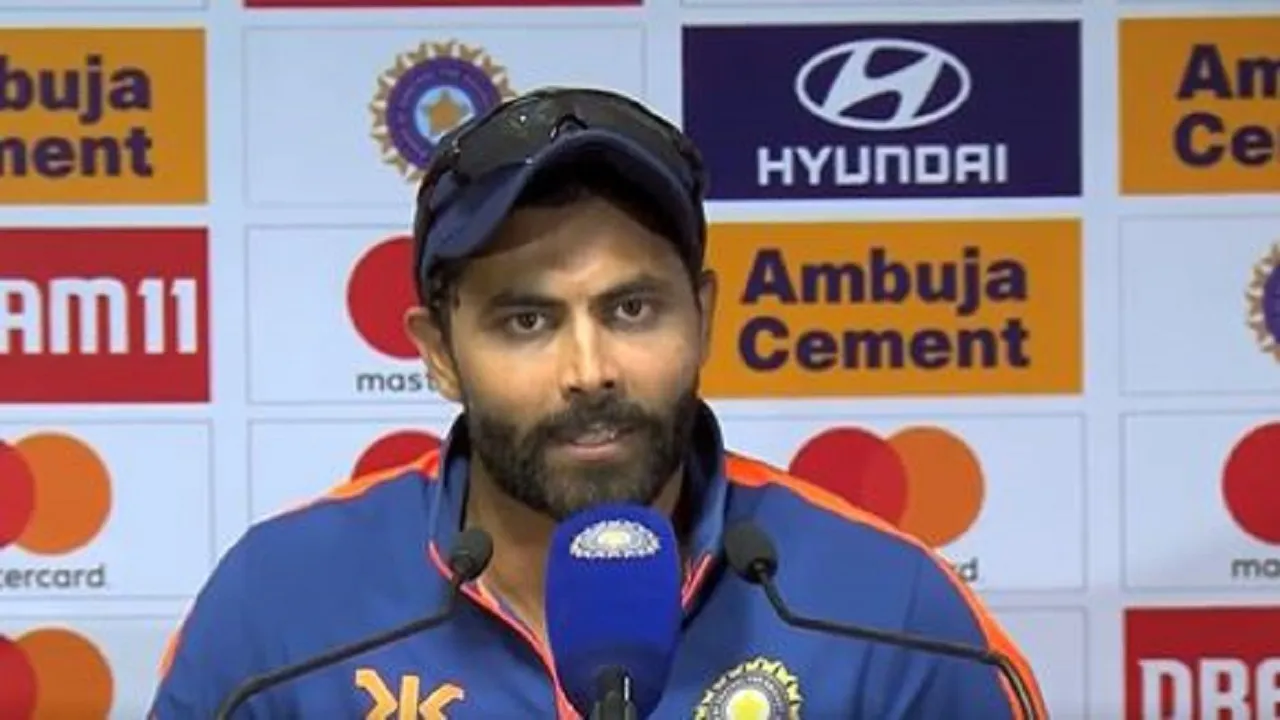 ravindra jadeja press confrance