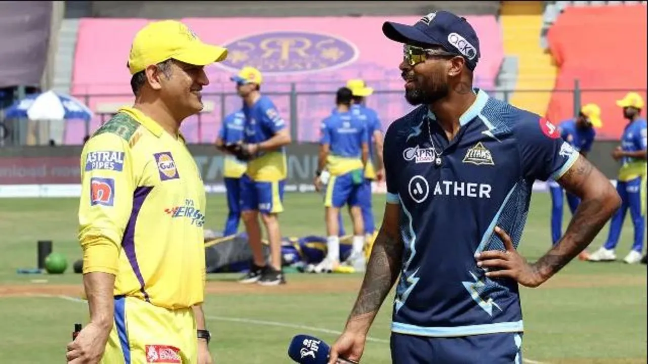 MS Dhoni and Hardik Pandya