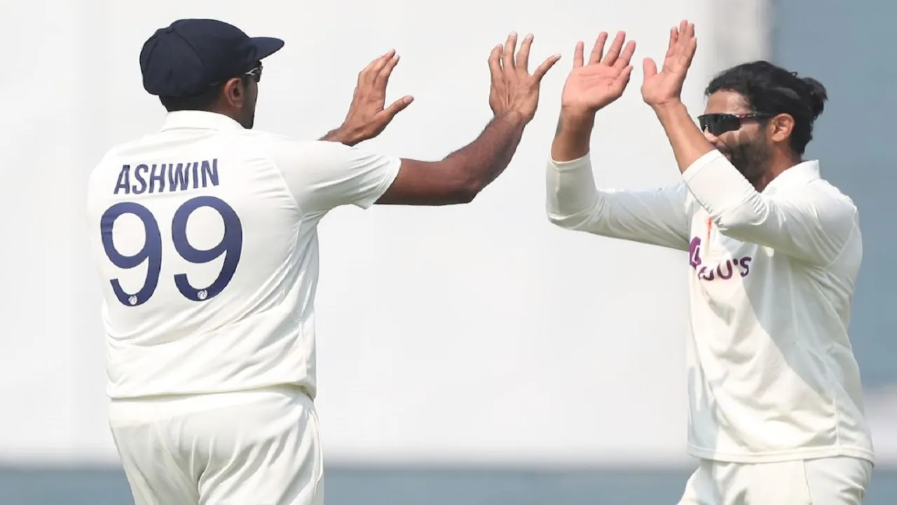jadeja ashwin test