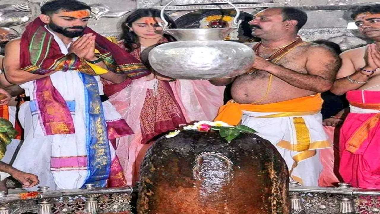Virat Kohli and Anushka Sharma in Ujjain