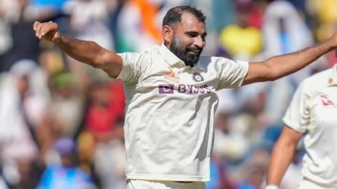 mohammed shami test
