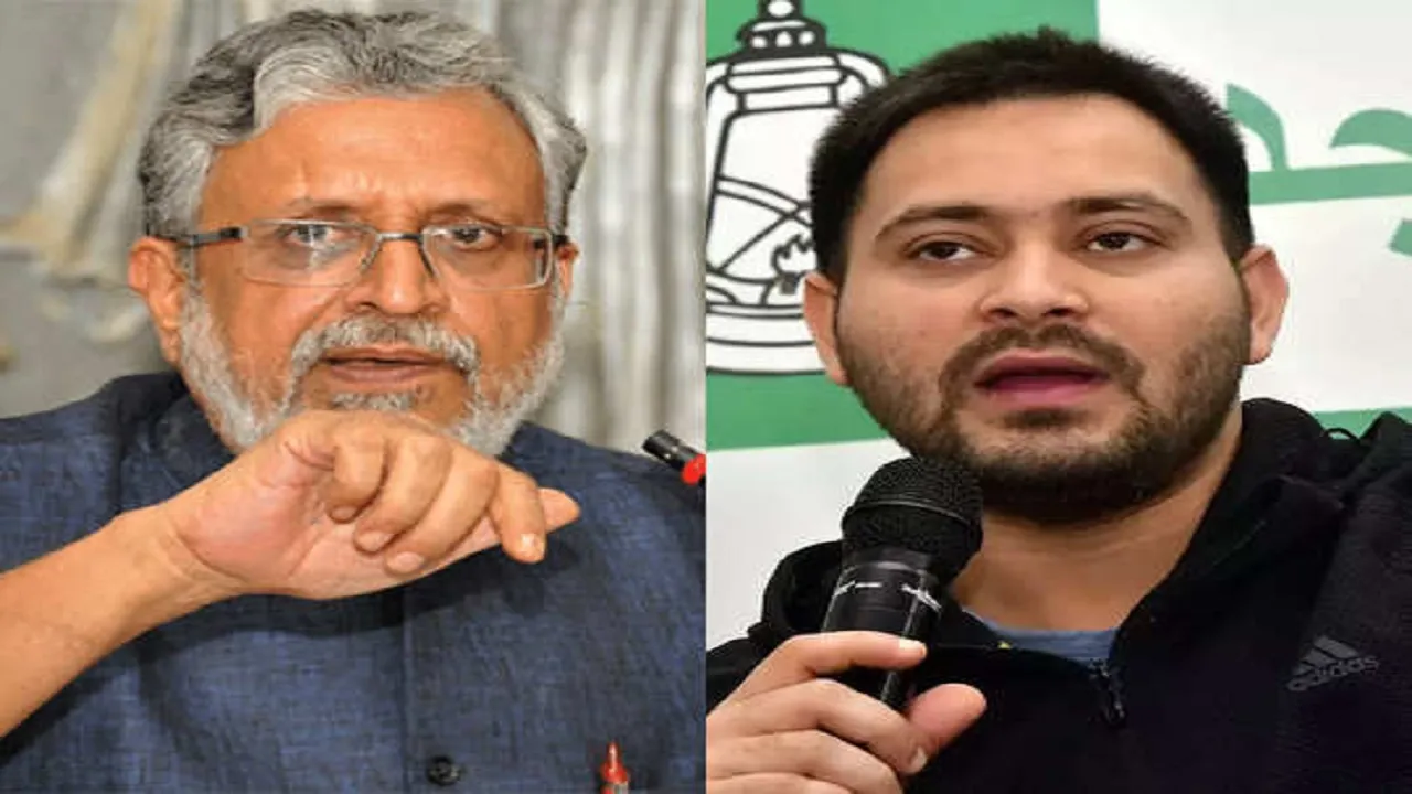 sushil modi and tejashvi