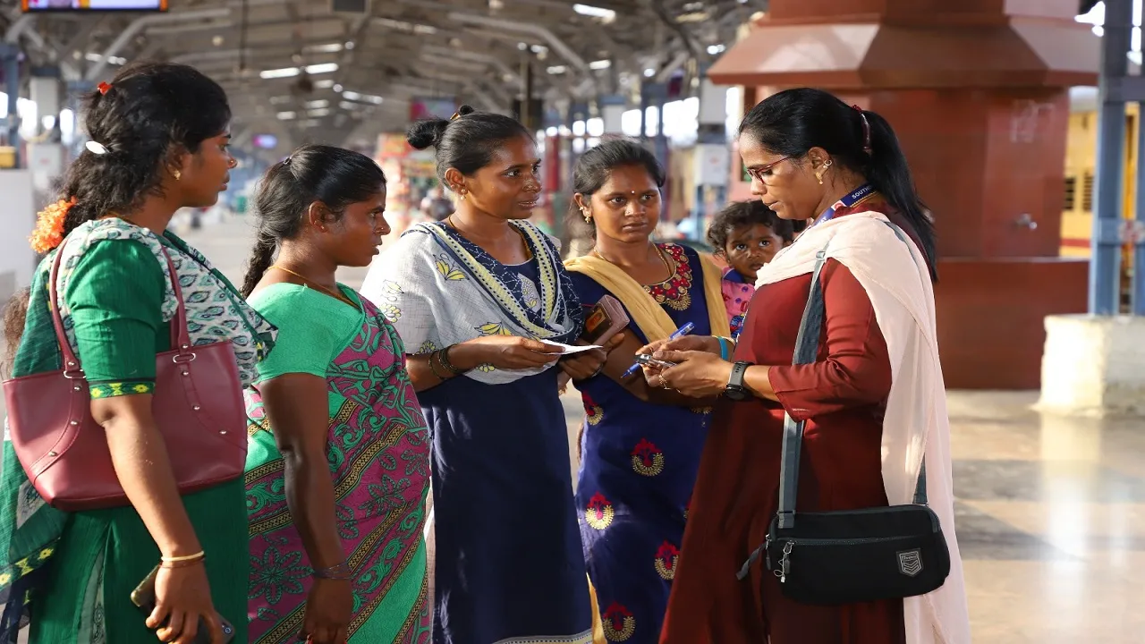 lady ticket checker