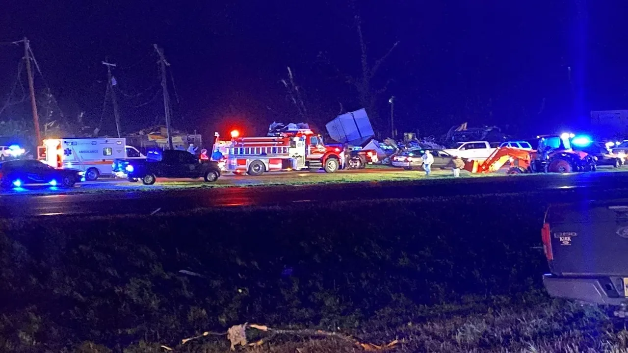 Tornadoes in Mississippi and Alabama