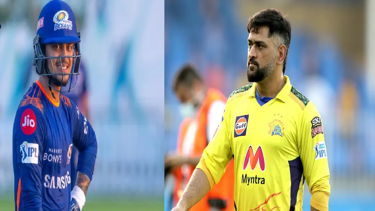 ms dhoni and ishan kishan