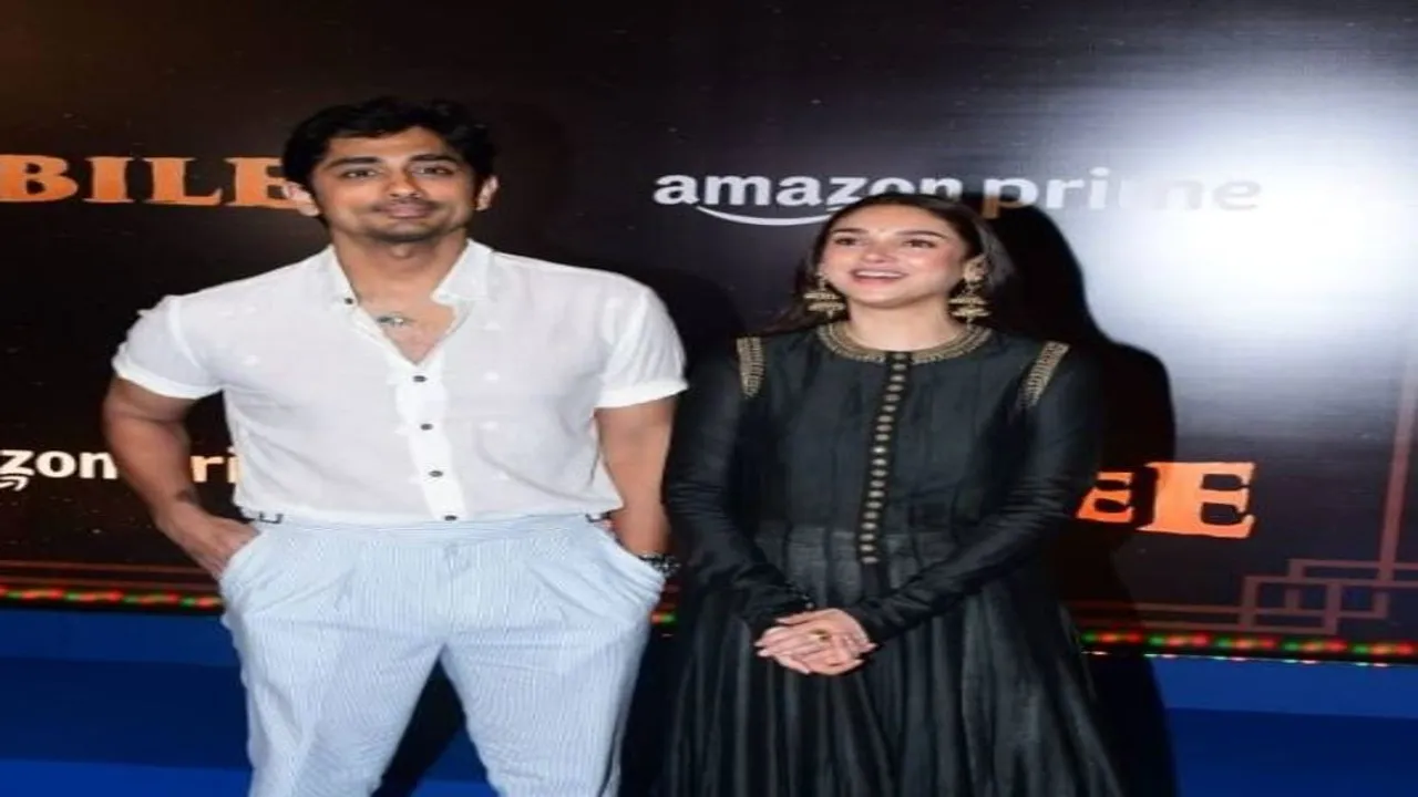 Aditi Rao hyadari and Siddharth