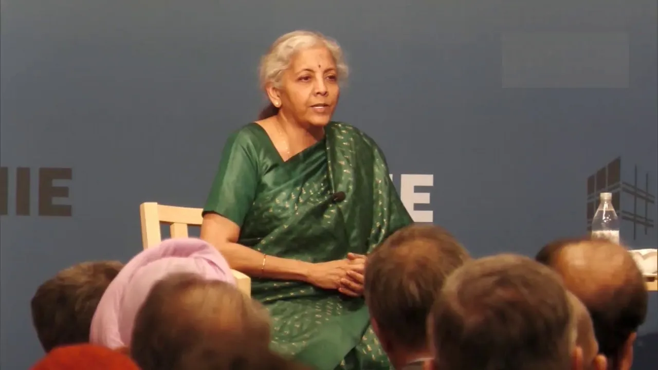 Union Finance minister Nirmala Sitharaman