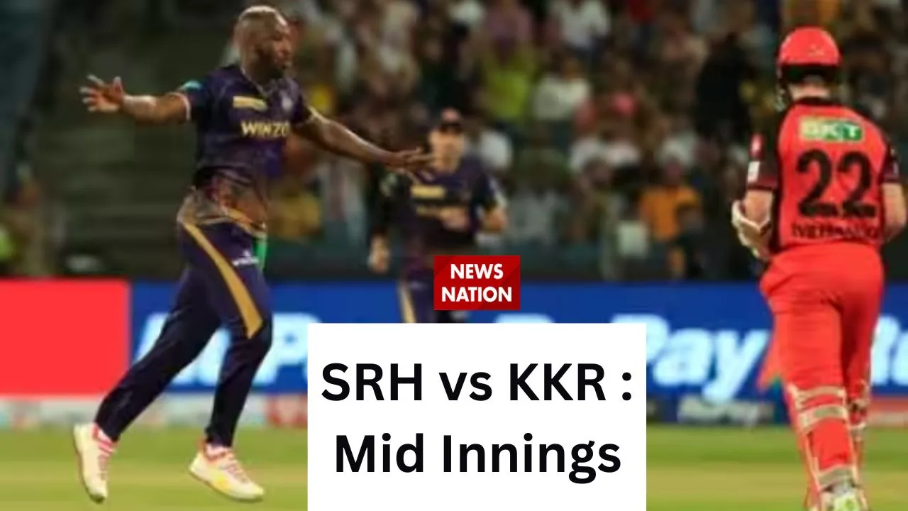 indian premier league 2023 kkr vs srh mid innings update