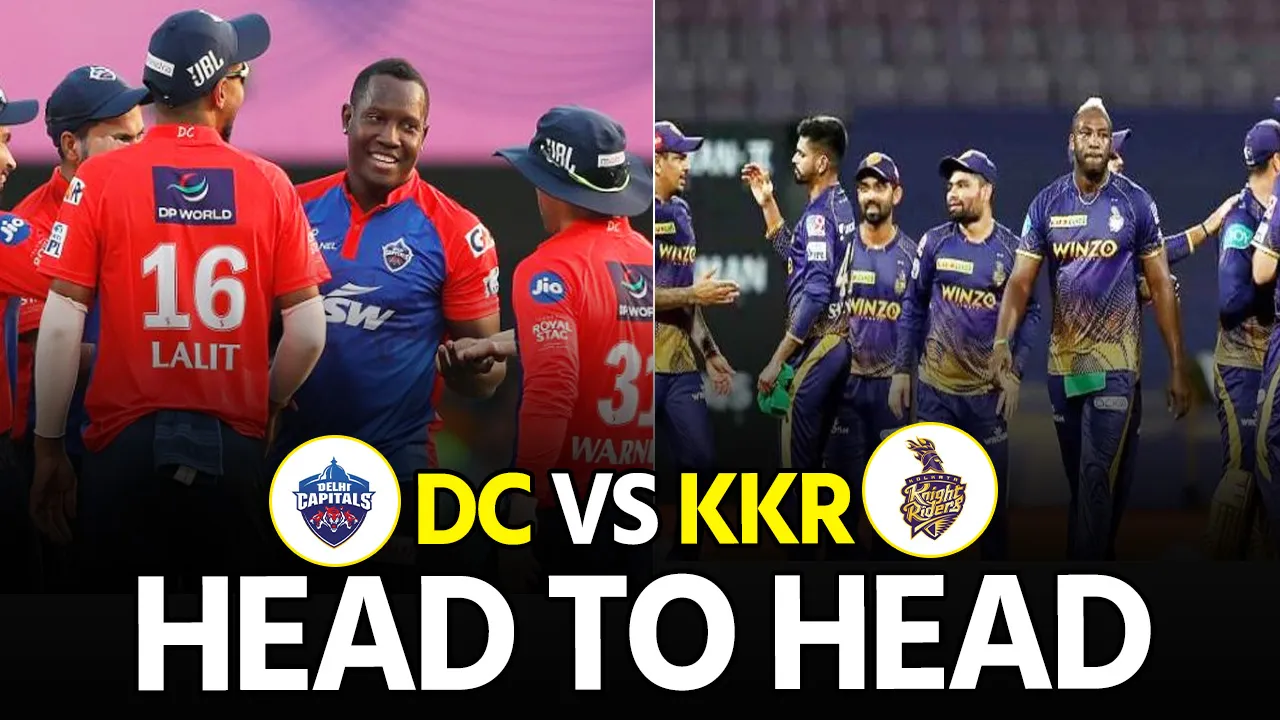 DC vs KKR Head to Head
