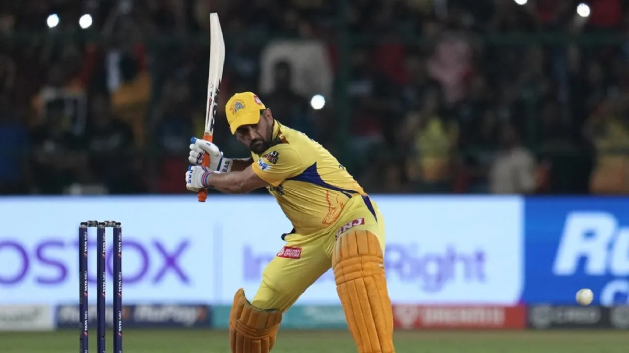 ipl 2023 csk vs pbks ms dhoni 20 over six stats thala