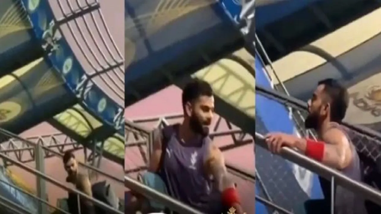 Virat Kohli gifts autographed bat to fan befor video viral