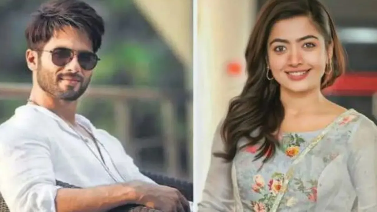 Shahid Kapoor  and Rashmika Mandana