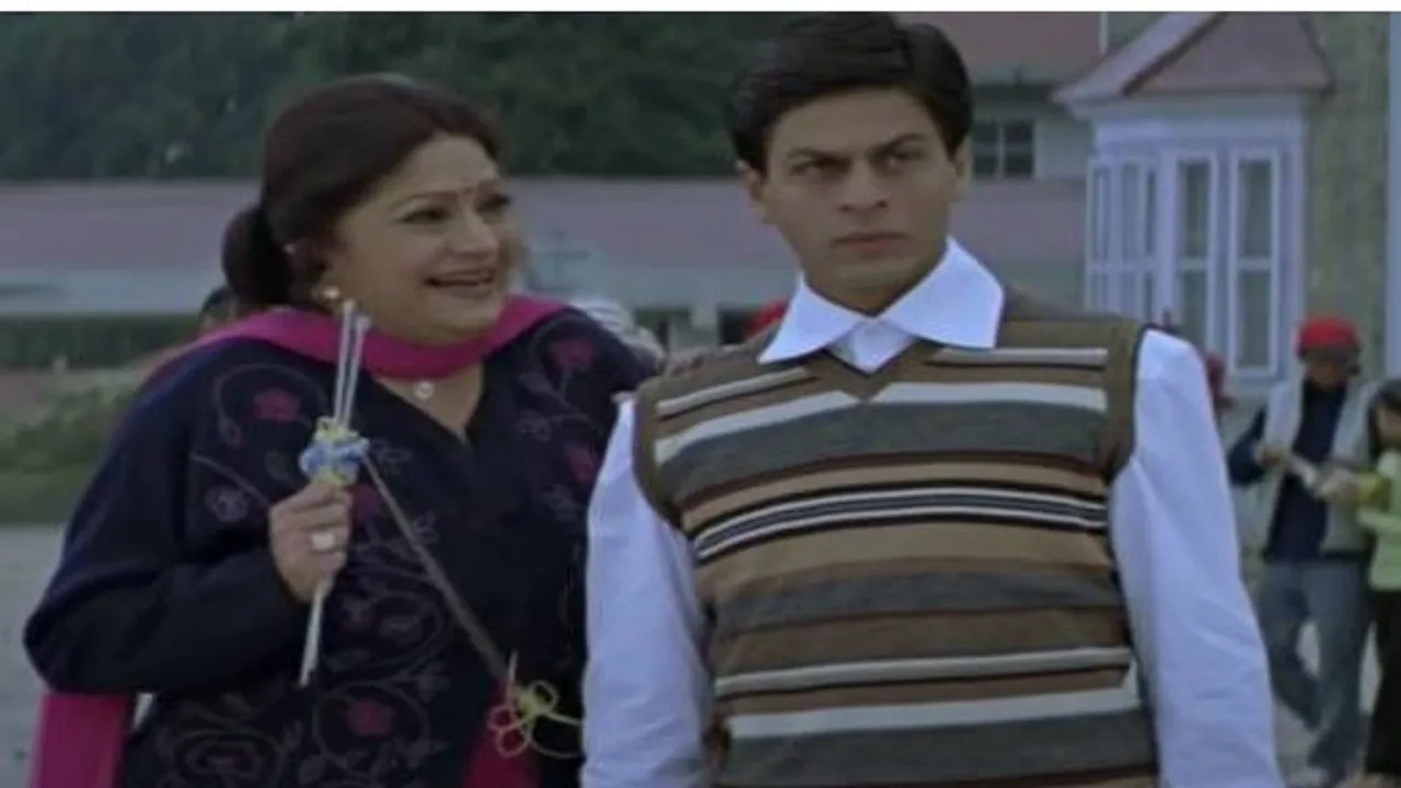 Bindu and Shahrukh khan