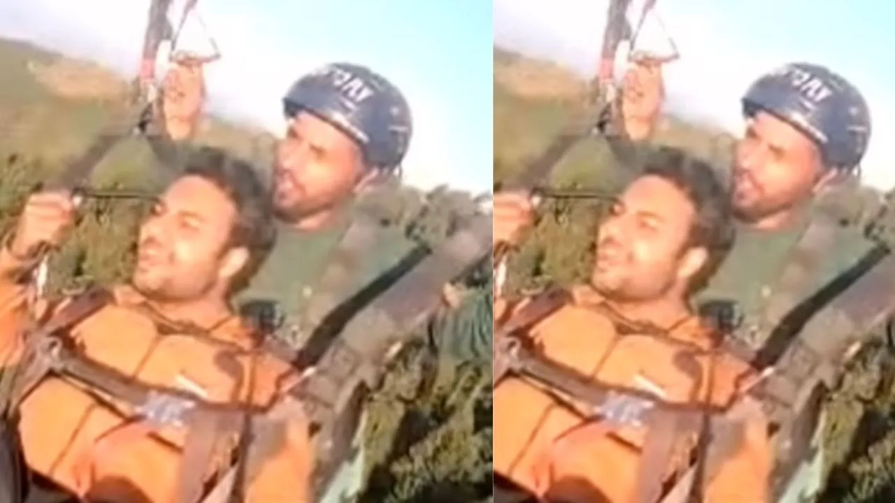 paragliding viral video