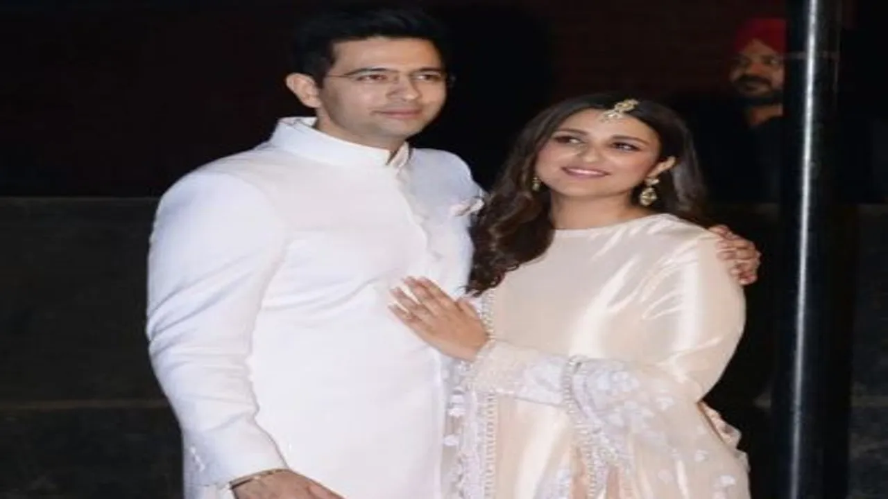 Parineeti Chopra and Raghav Chadha engagement