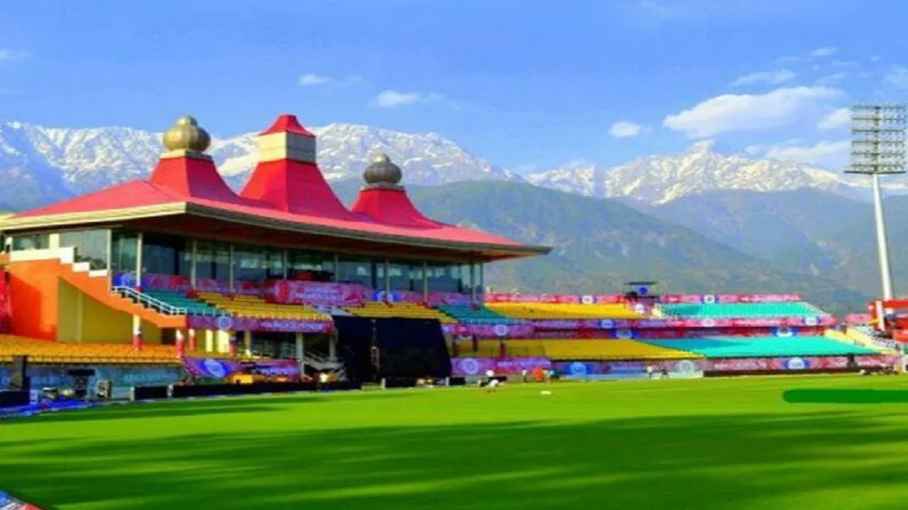 ipl 2023 pbks vs dc dharamshala stadium speciality new drainage sistem