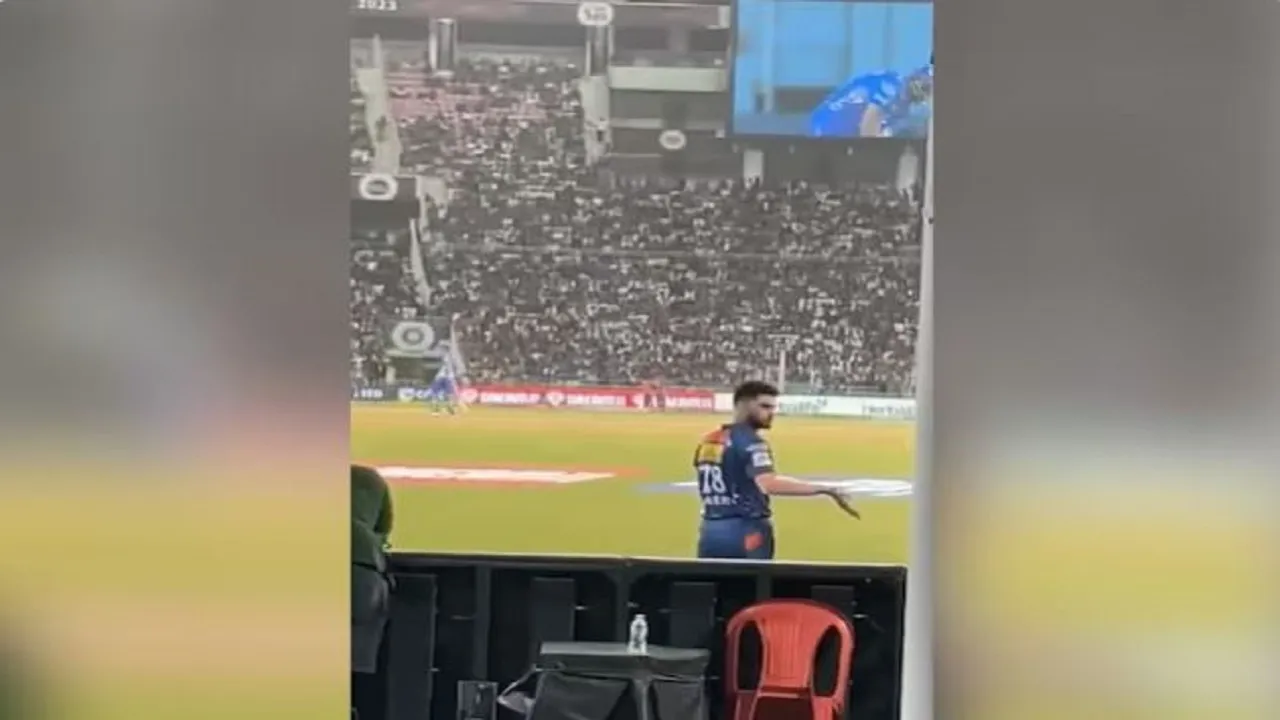 ipl 2023 fans chanting kohli kohli naveen ul haq reaction goes viral