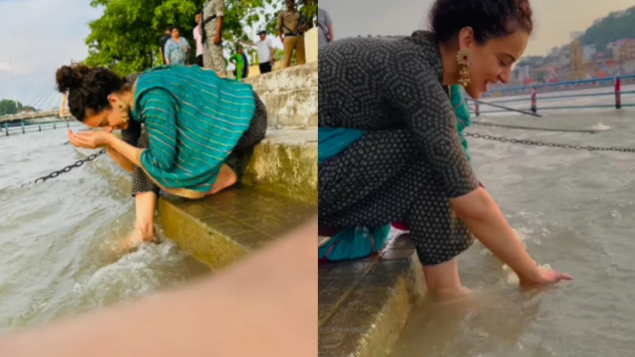 Kangana Ranaut Haridwar Visit