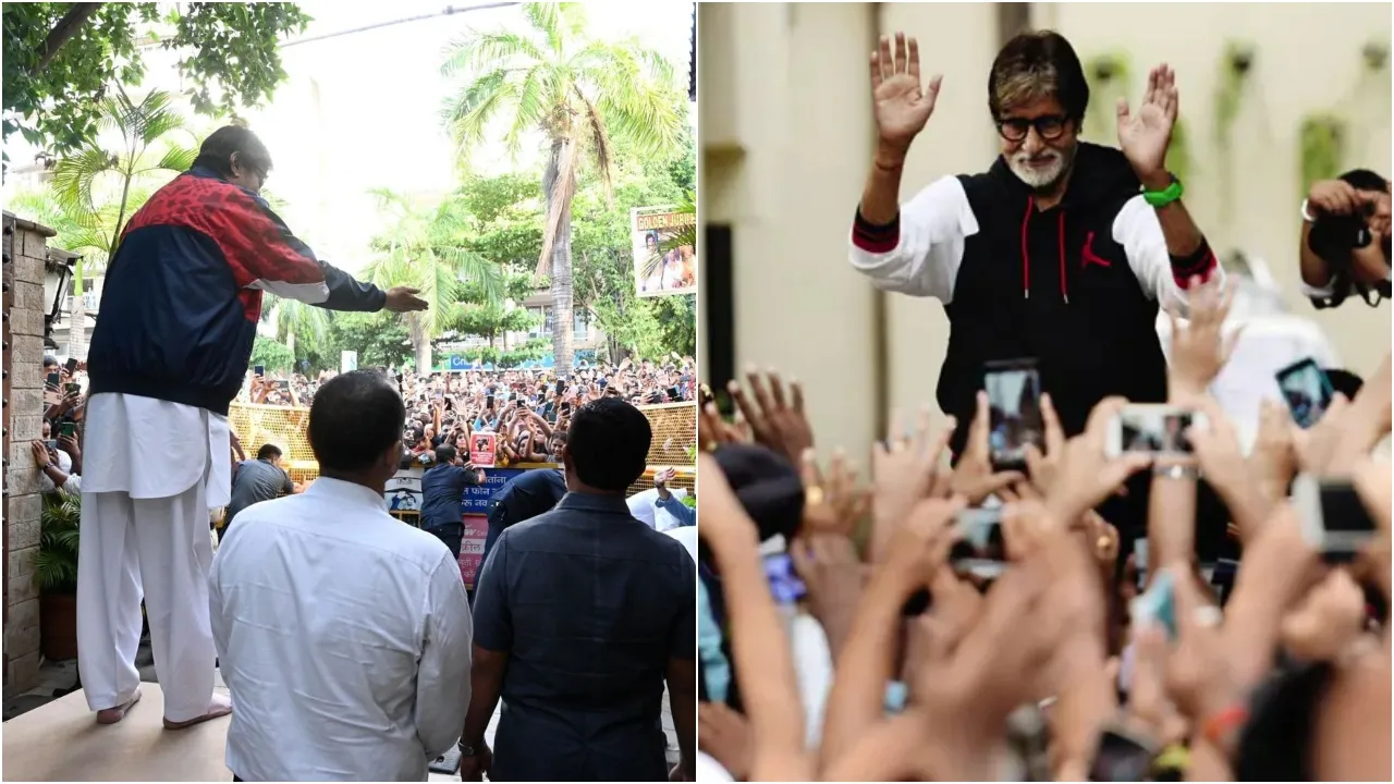 Amitabh Bachchan Fans Outside Jalsa