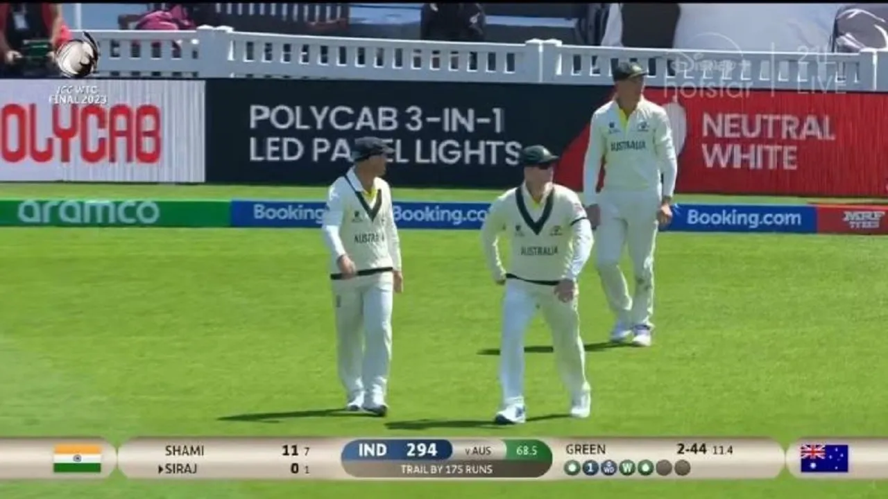 Why did the Australia team leave the ground