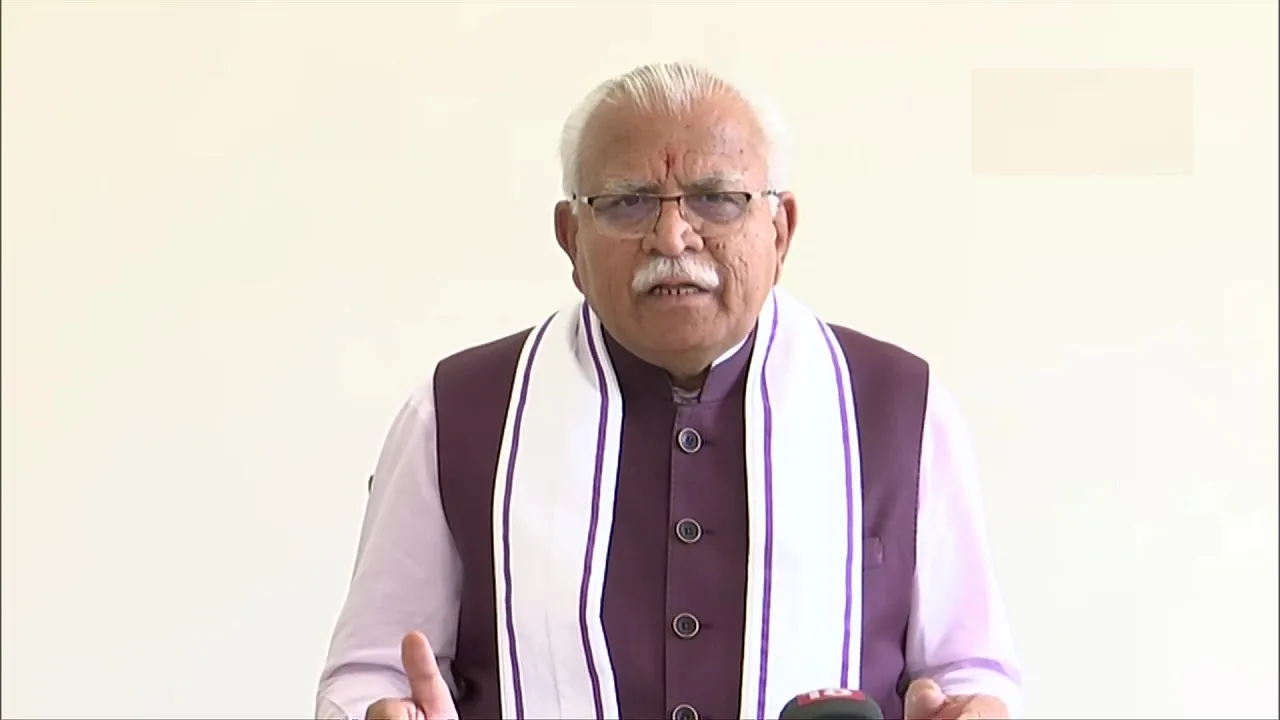 Haryana CM Manohar Lal khattar