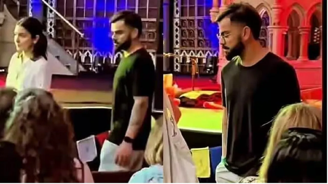 virat kohli and anushka sharma attend kirtan in london