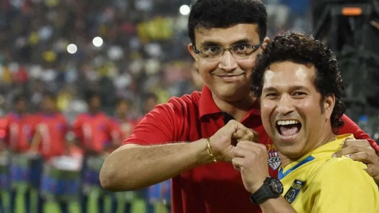sourav ganguly birthday special sachin and sourav is close