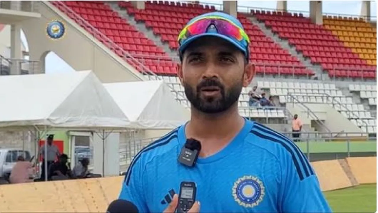 wi vs ind ajinkya rahane angry in press conference on age question