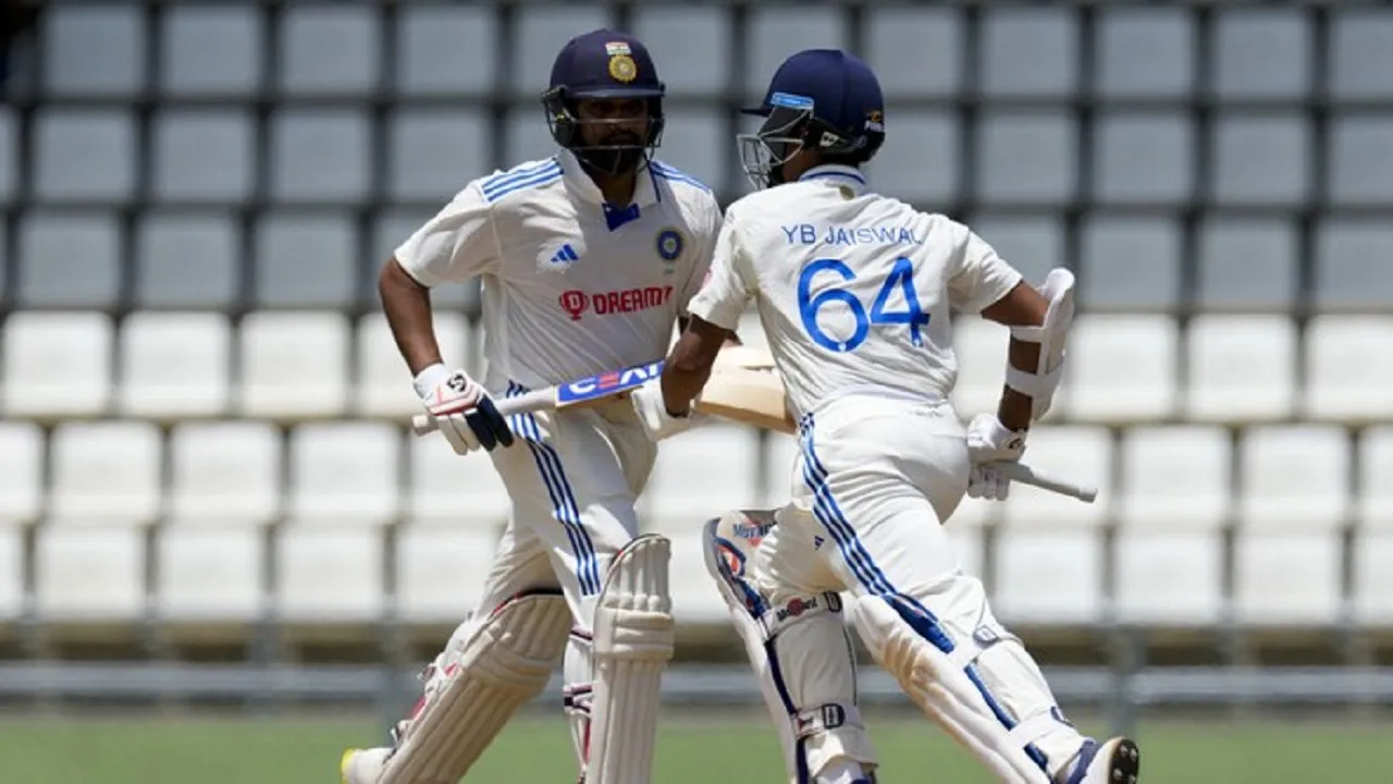 ind vs wi test record rohit sharma yashasvi jaiswal after 91 years
