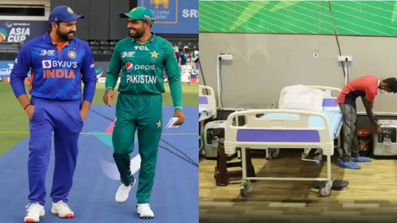 ind vs pak ahmedabad cricket fans start booking hospital bed