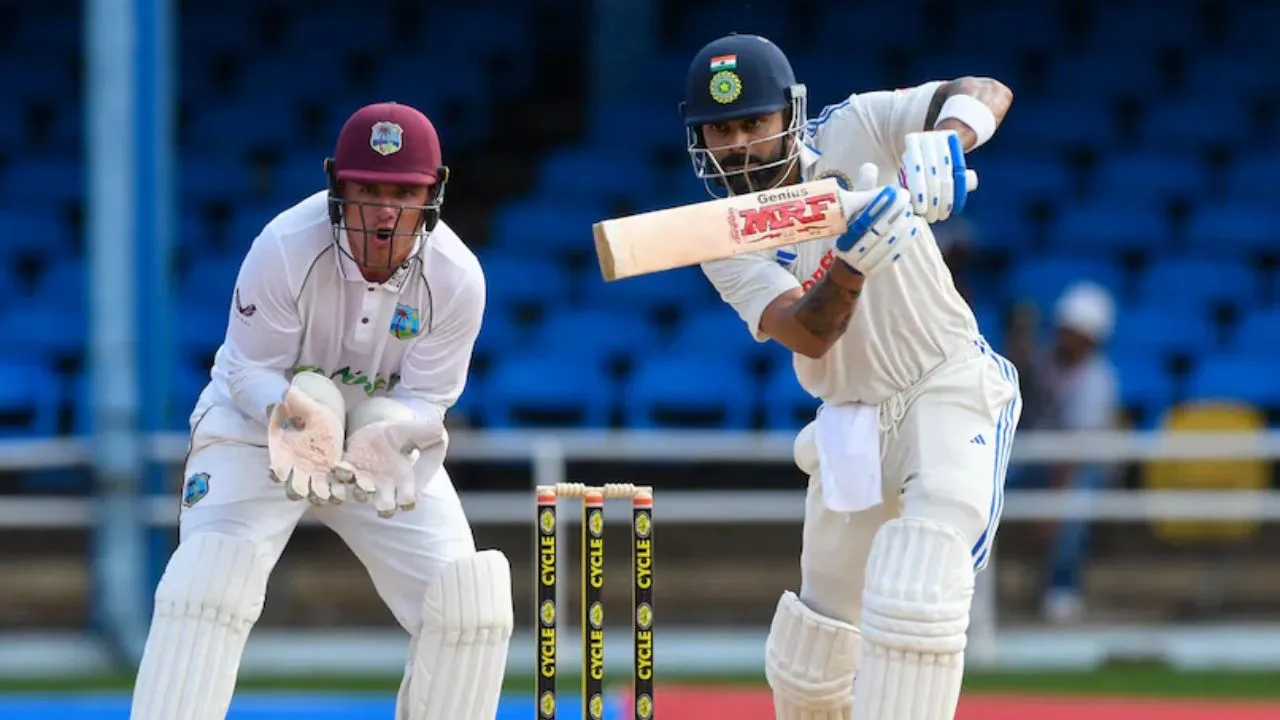 virat kohli makes history in ind vs wi 2nd test match on first day