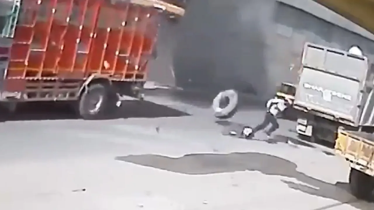 road accident video