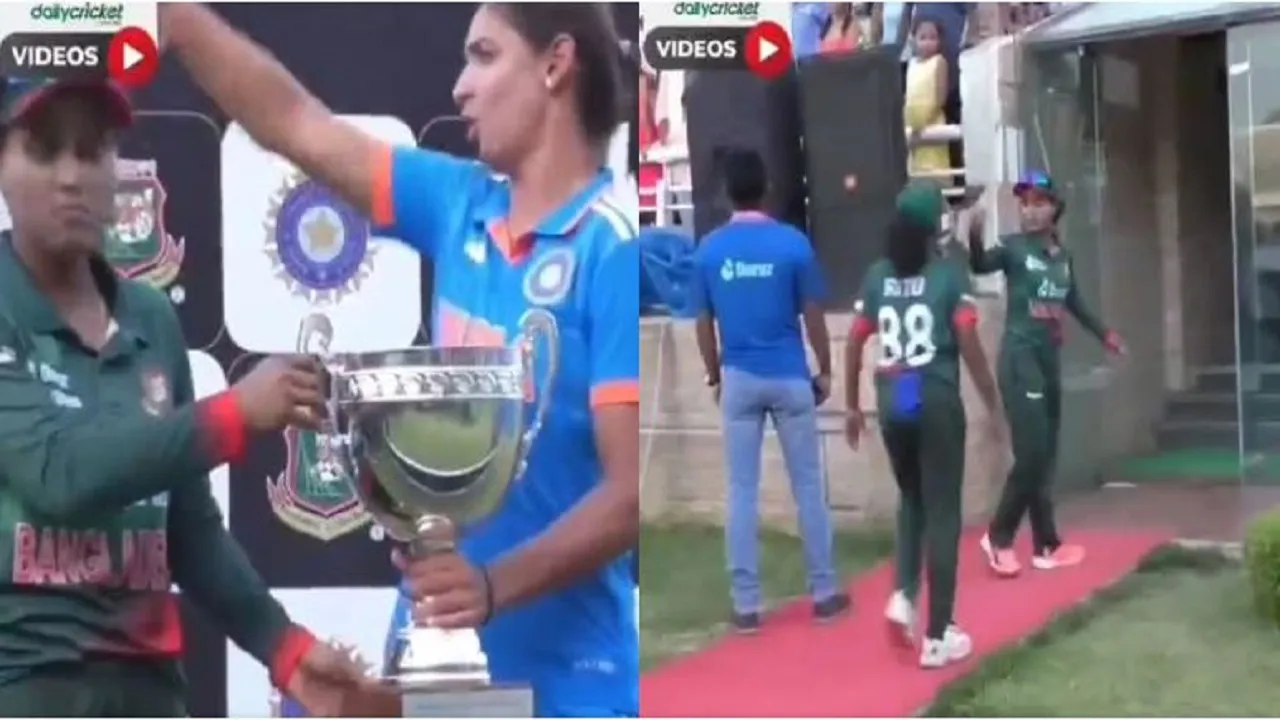 Harmanpreet Kaur Tease Bangladesh Captain Sultana