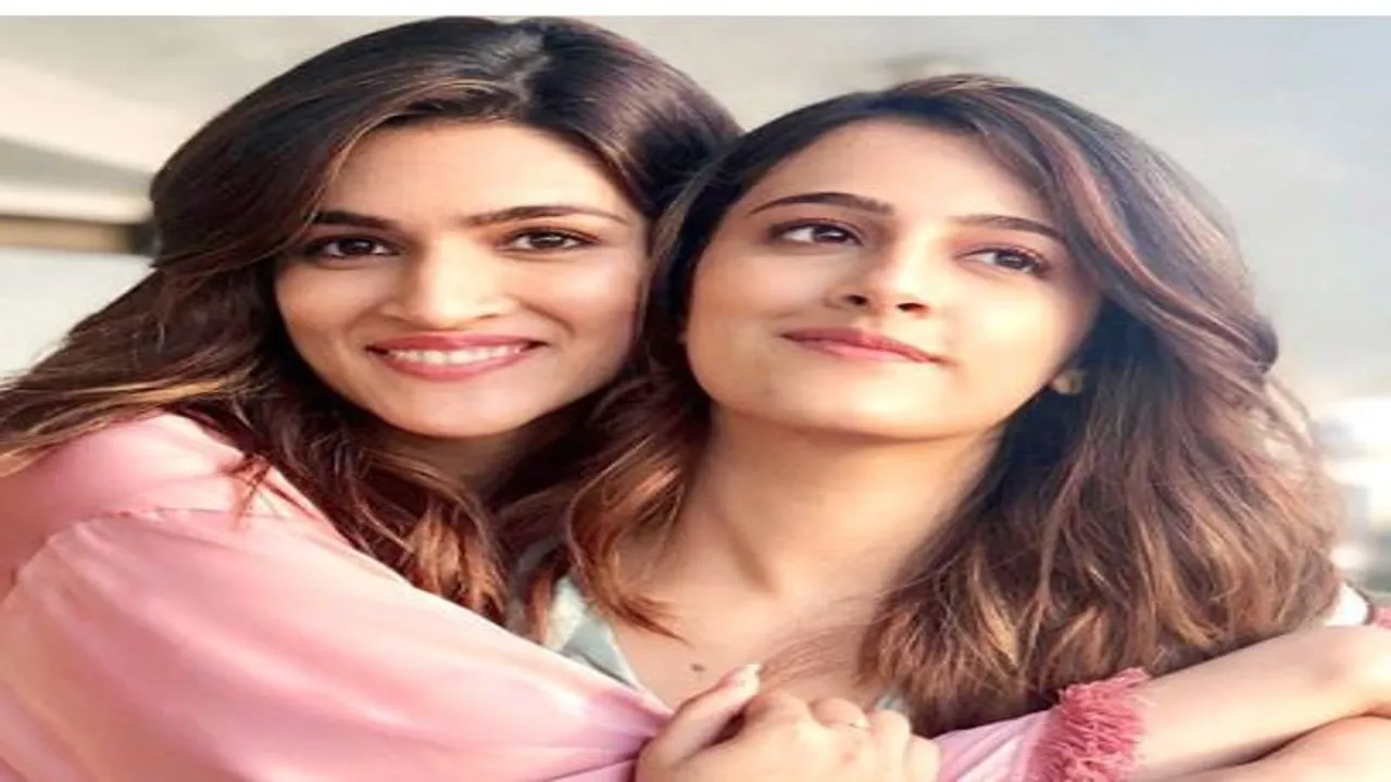 Kriti Sanon and Nupur Sanon