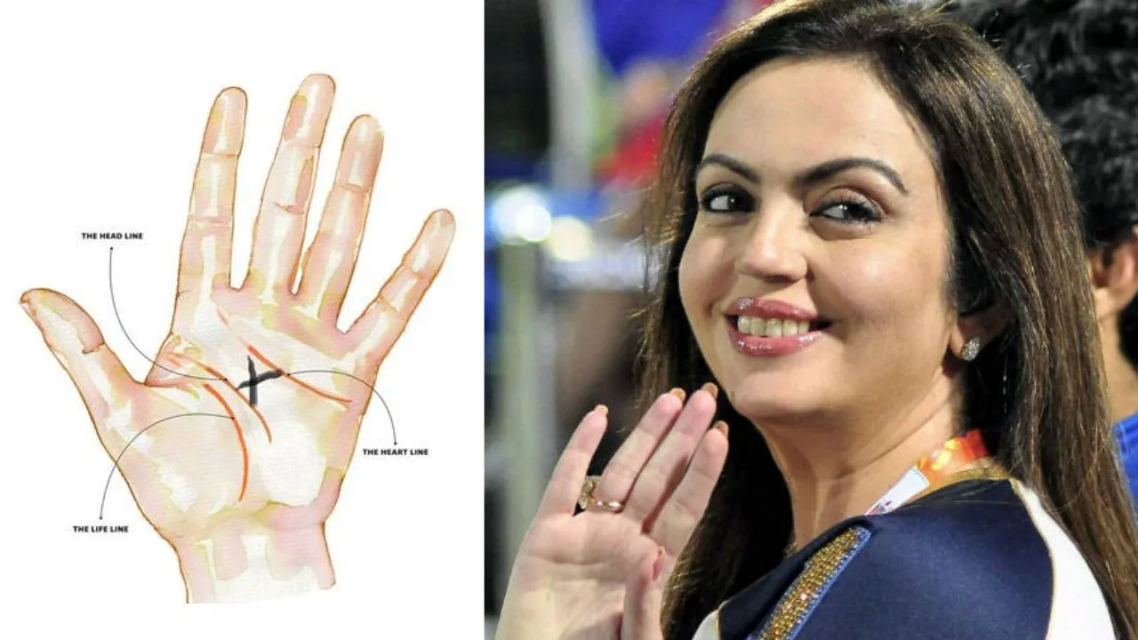 do you have money line in your hand like nita ambani
