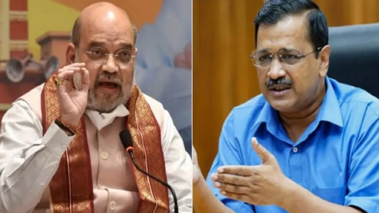 amit shah arvind kejriwal